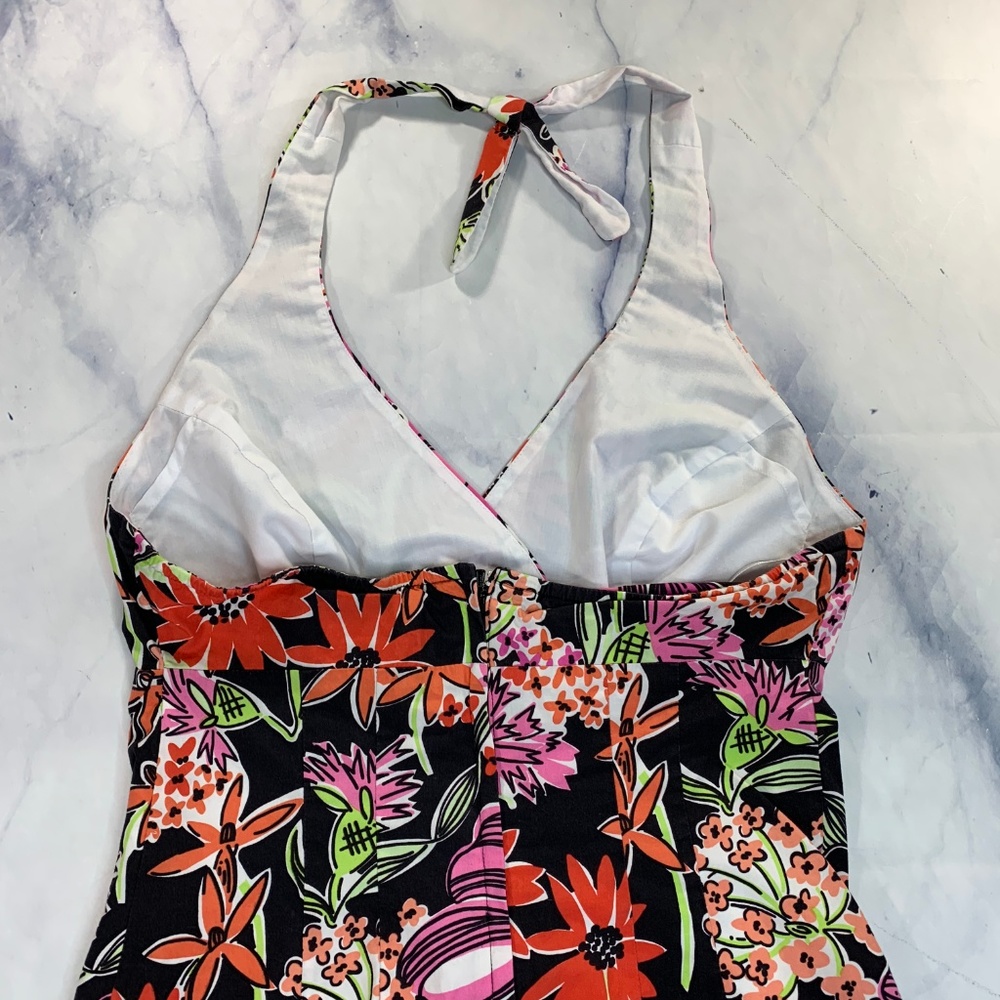 Lilly Pulitzer White Label Floral Halter Dress - Picture 6 of 8
